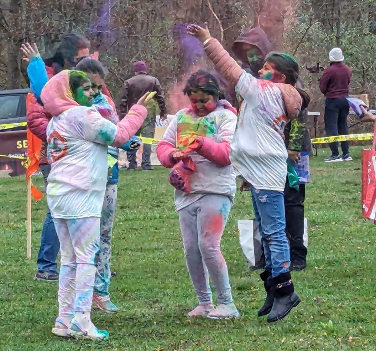 Despite wind and cold, Holi - Festival of Colors, Love and Spring - carried on in South Brunswick Twp. Thank you to the Hindu American Society of Central NJ for inviting FBI Newark to celebrate.