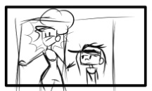 Currently working a bit with @faefaefaes on getting Video Shop of 'Horrors' off the ground. We have zero in budget atm, so it may take some time to get things made, but hopefully you all will enjoy what we're making Here's some OP animatic thumbnails as a preview. :)