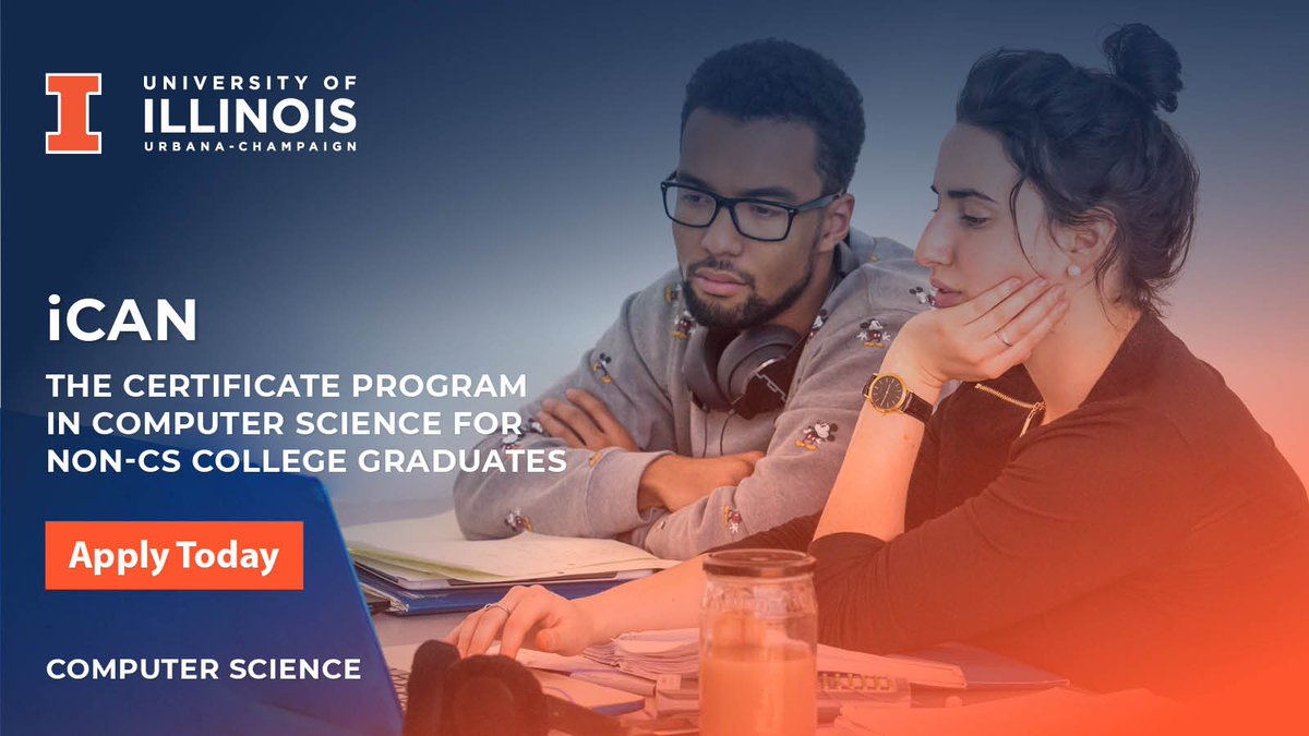 Seize the opportunity to gain valuable skills in computer science! iCAN coursework in computing fundamentals is coupled with individualized attention from world-class faculty.

See the link in our bio.

#iCAN
#IllinoisCS