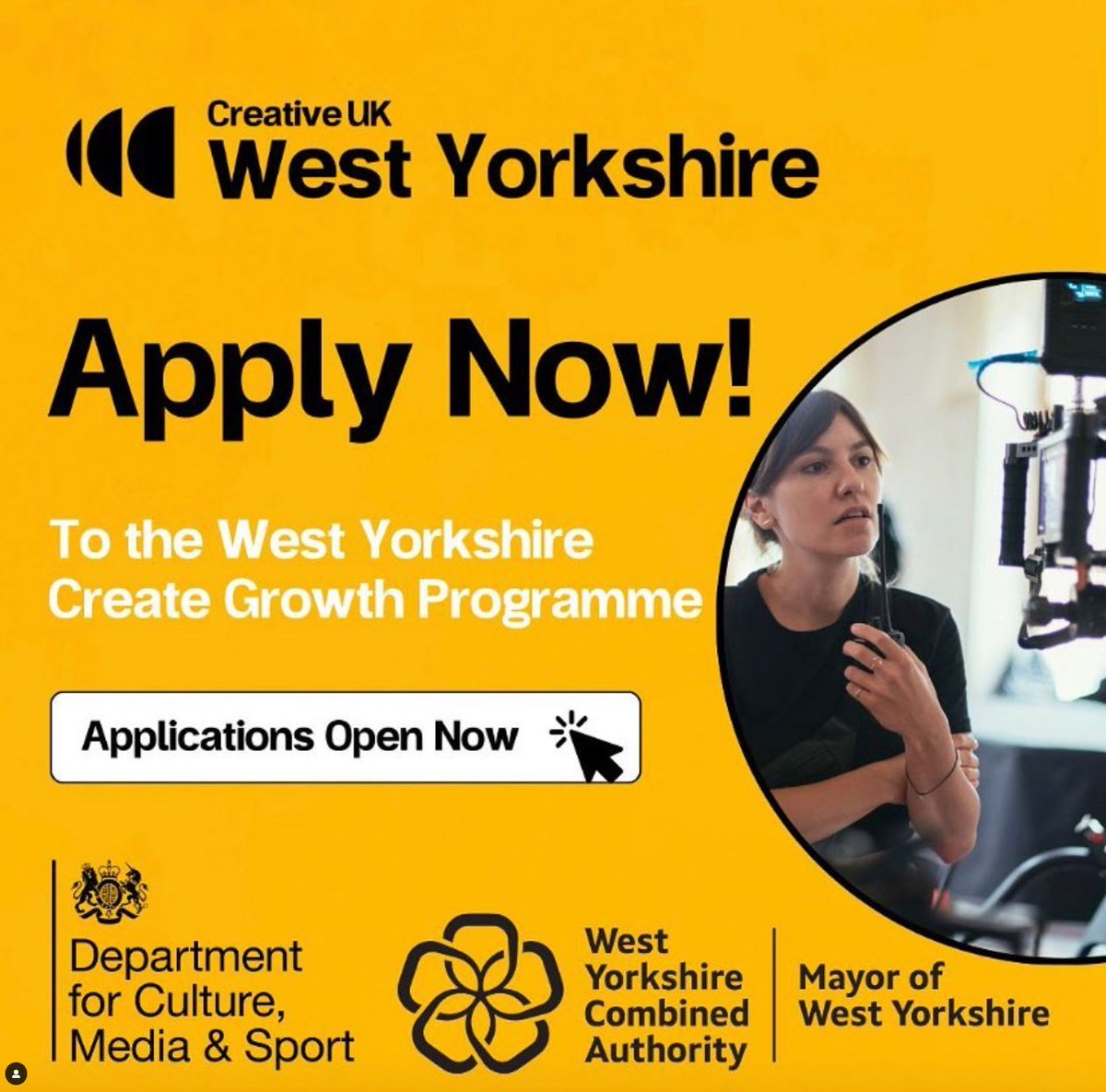 If you want to grow your creative business in West Yorkshire, then apply to the West Yorkshire Create Growth Programme. Submit an expression of interest by 22nd April. Find out more at wearecreative.uk/support/region…