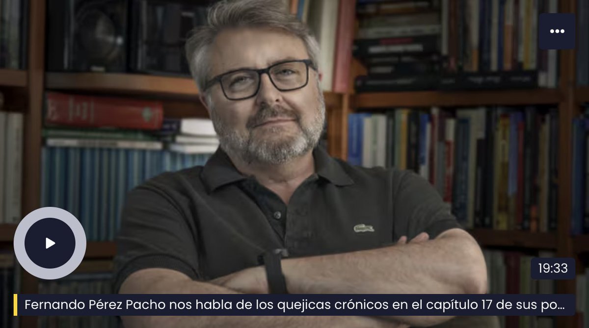 fperezpacho's tweet photo. Podcast de Fernando Pérez Pacho en la Cadena Ser: 17-¿Qué hacer con los quejicas crónicos?

https://t.co/u4EFFIfUwI https://t.co/Tc3wYKc1kR