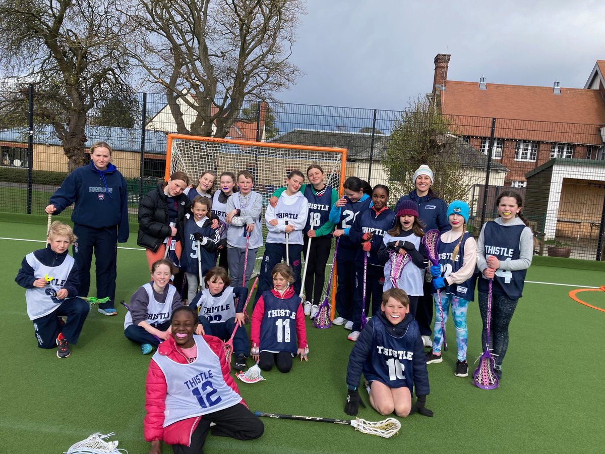 We hosted @Thistle_Lax for a fantastic two day camp this week and players had a lot of fun! We have a weekly Lacrosse Club every Wednesday at St Georges and Upper school pupils are welcome! #cargilfieldconnected