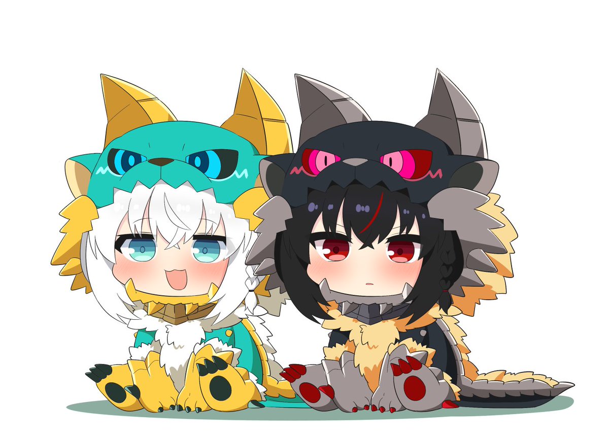 フブキ「じんおう! #絵フブキ 」|トゥーミのイラスト