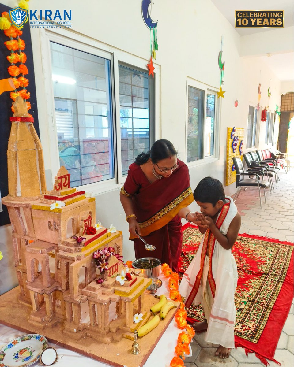 KIRAN_INTSCHOOL's tweet image. Our young #Kiranites celebrated #RamNavami with great zeal and enthusiasm.Our tiny tots looked fabulous in their traditional attire.Festivals are integral to building cultural habits &amp;amp; growing with ethics.Our facilitators made the children aware of the importance of the festival.