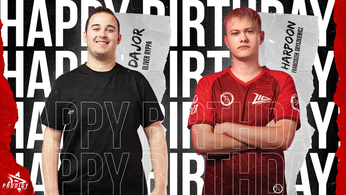 Happy birthday @dajorlol @Harpoonlol 🥳 We hope you have a fantastic day today! #ProdigyFamily #PlayersFirst