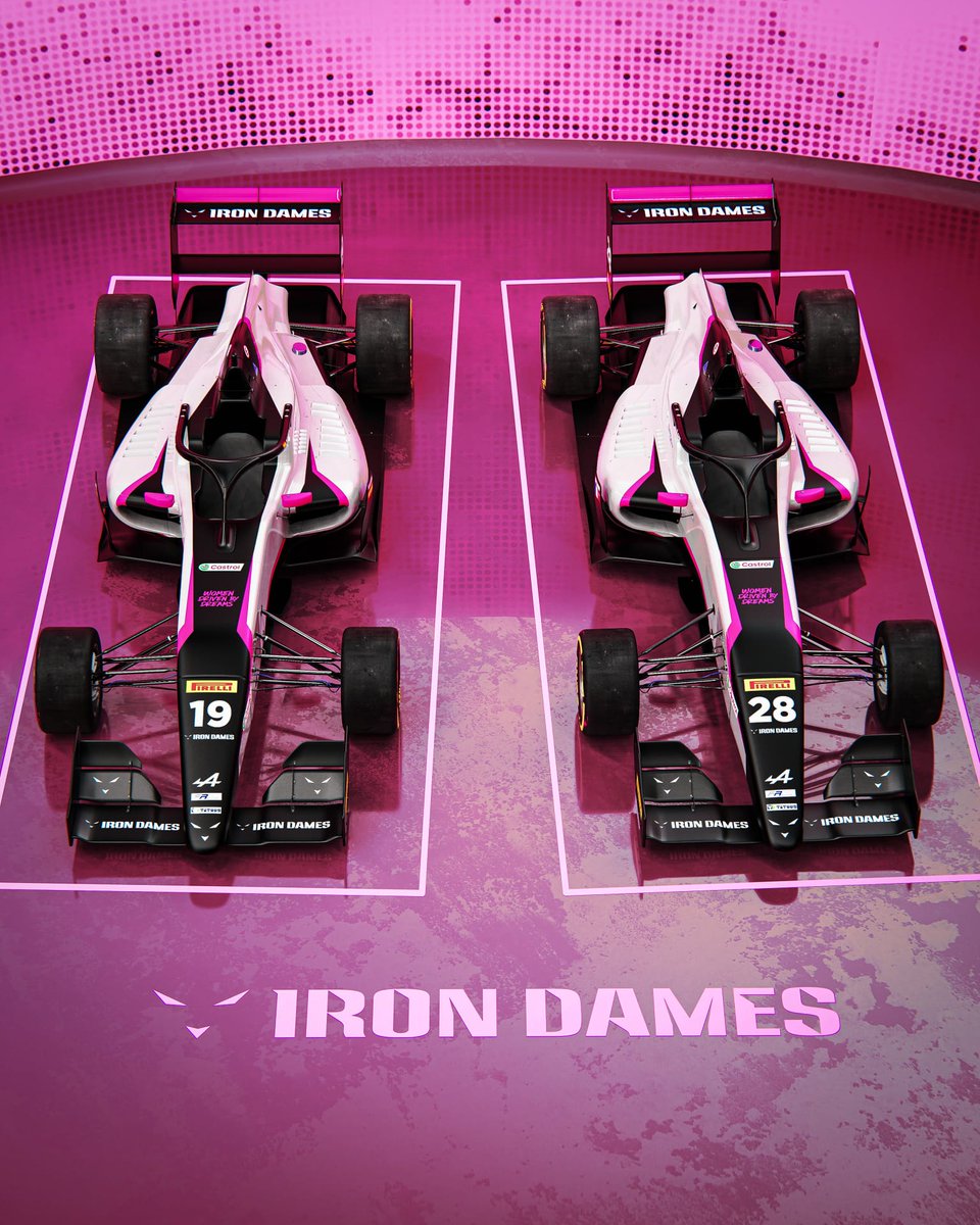 🚨 IRON DAMES: DORIANE PIN X MARTA GARCÍA TO TAKE ON FRECA 🏎️ In the @IronDames_' (📸) first ever dedicated single seater entry, @DorianePin will now join @martaracing to compete across the ten races starting in Hockenheim next month. 💜 #WomenInMotorsport