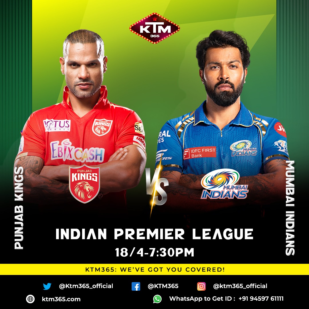 Ktm365_official's tweet photo. Punjab Kings and Mumbai Indians clash in a pulsating encounter! 🏏💥 Who will reign supreme on the cricket field today?

 #PunjabKings #MumbaiIndians #IPL #Cricket #T20 #IndianPremierLeague #Cricketnews #Cricketupdates #KTM365 https://t.co/MRKhgqzJYh