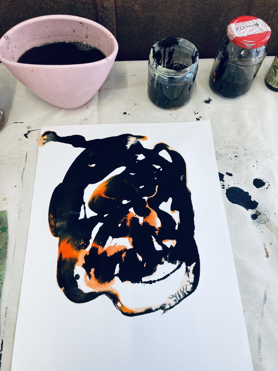 Synthetic Serenity: A Fusion of AI and Ink 
 
"Synthetic Serenity" is a mesmerizing artwork that blurs the boundaries between the digital and the analog, seamlessly merging the precision of artificial intelligence with the organic flow of hand-drawn ink. ChatGPT 3.5