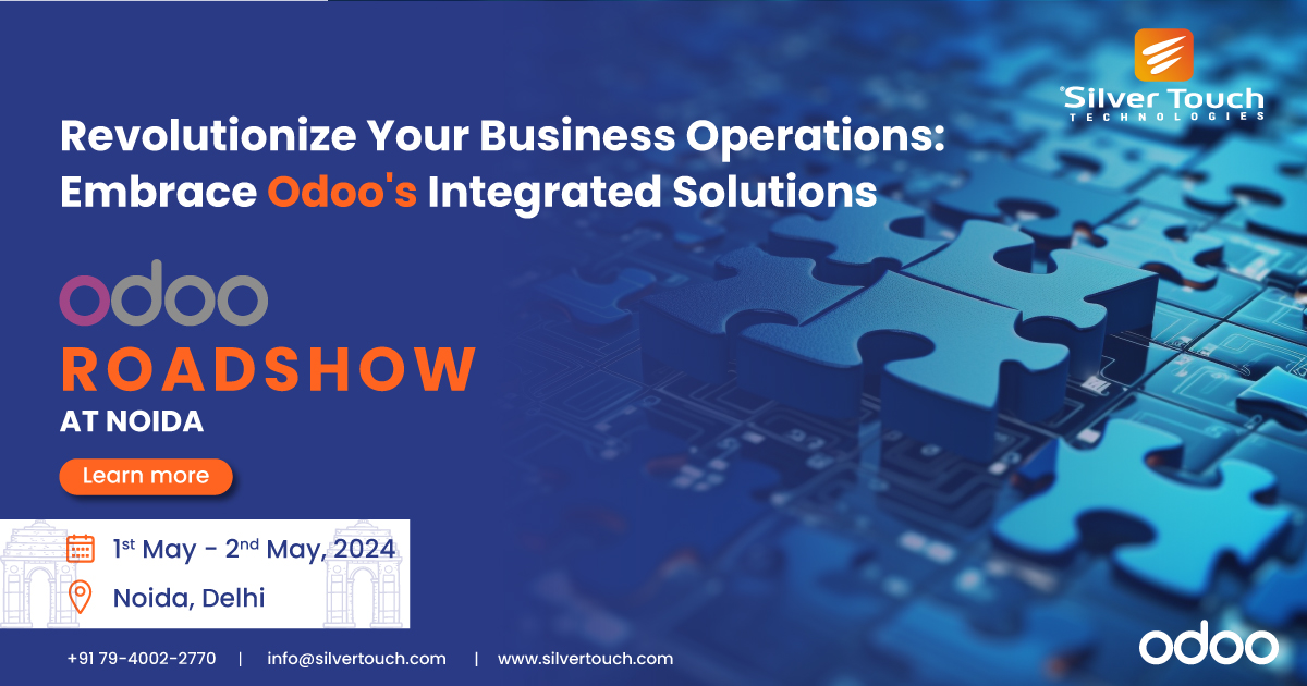 silvertouchind's tweet image. Embrace Odoo&apos;s integrated solutions for unparalleled efficiency and growth.

Register yourself today bit.ly/43KmkTH

#odoo #event #odoosolution #businessoperations #Noida #Delhi #OdooRoadshow #BusinessTransformation #IntegratedSolutions