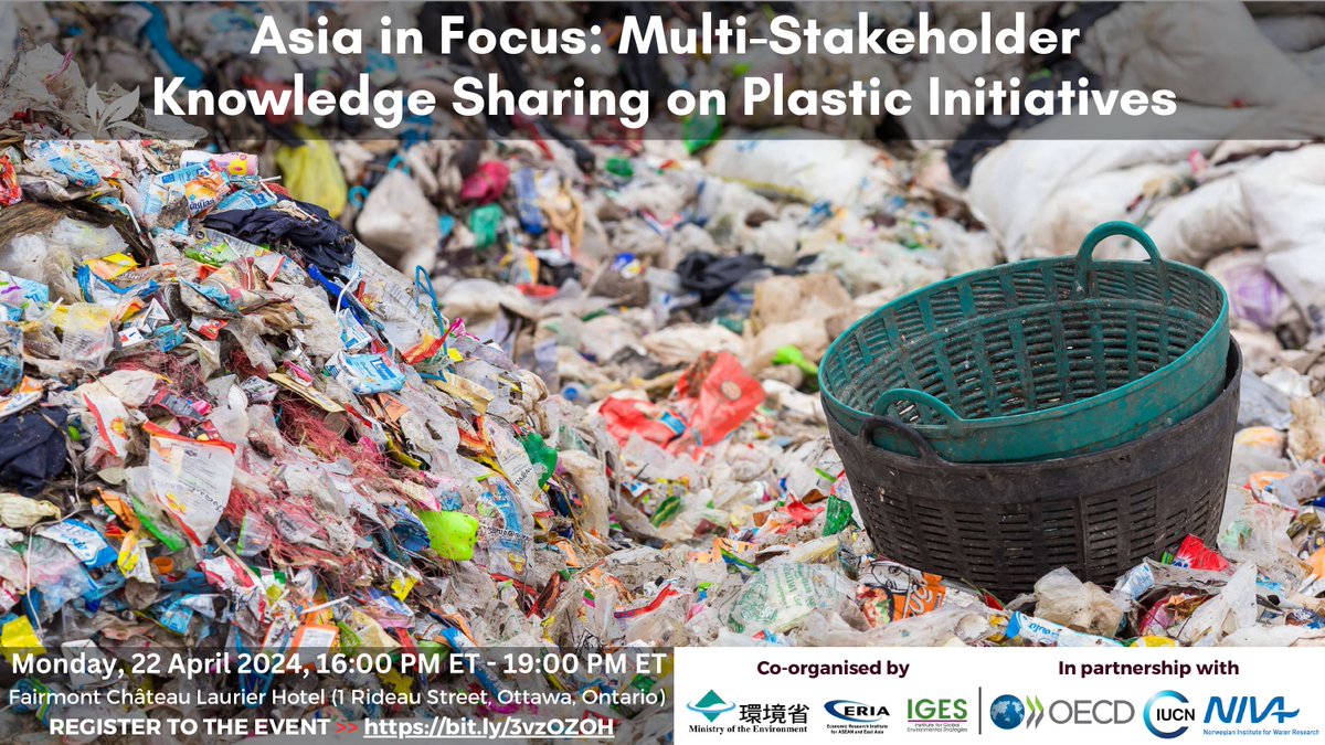 Upcoming #INC4 #Plasticstreaty event in Ottawa, Canada 🇨🇦. Asia in focus and plastic initiatives event with HAC Member Japan 🇯🇵 and expert speakers from @OECD @IUCN_Plastics @NIVAforskning @IGES_EN @rkcmpd_eria @MOEJ_Climate 👇 docs.google.com/forms/d/e/1FAI…