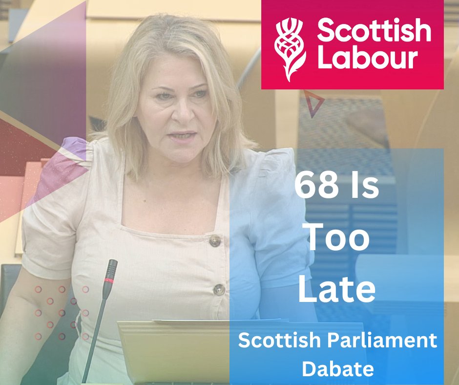 Members' Business — S6M-12265: Prison Officers Association Campaign, 68 is Too Late. My debate in support of a fair retirement age for Prison Officers will take place this afternoon following First Minister's Questions @POAUnion