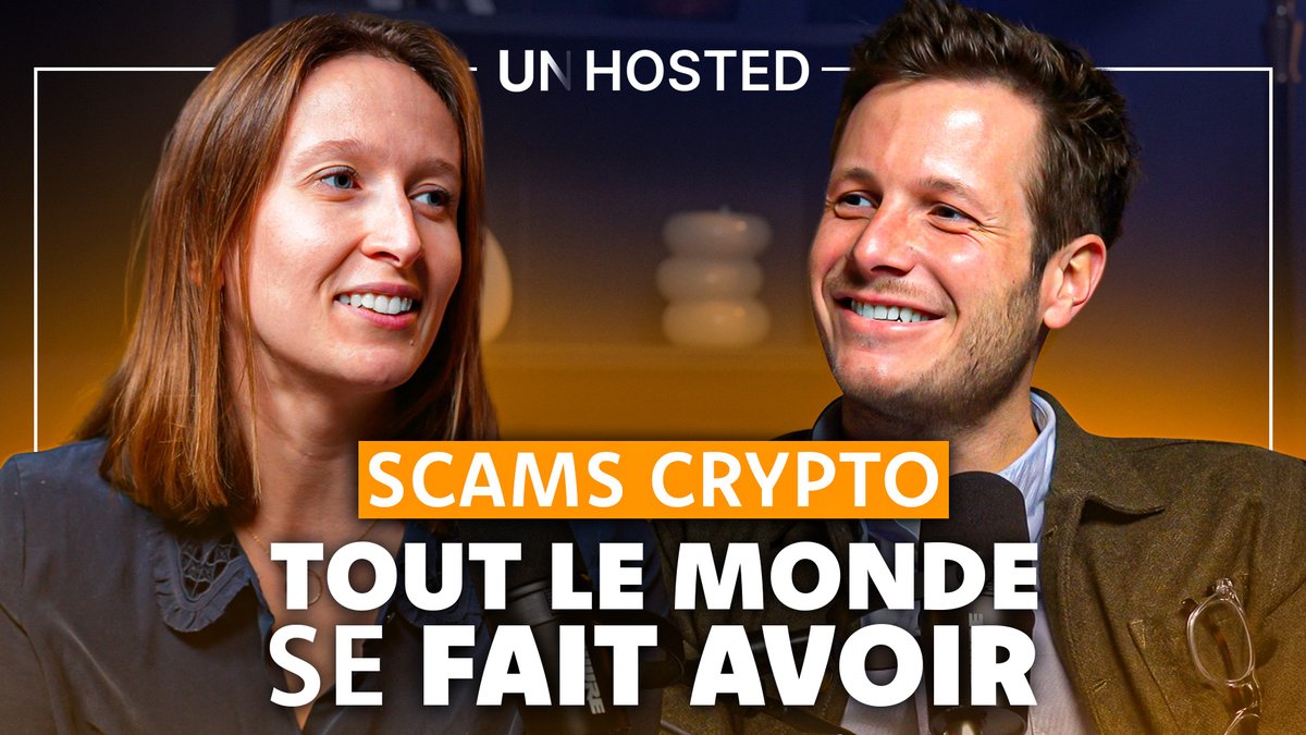Si vous pensiez que seuls les noobs se faisaient avoir par des scams crypto, détrompez vous.

🎙️J’ai reçu <a href="/romain_chilly/">Romain Chilly</a>, avocat spécialiste #cryptos, pour nous dire quelles arnaques marchent le mieux et comment s’en sortir.

La vidéo ▶️ youtu.be/dNmCnOZqgrY
