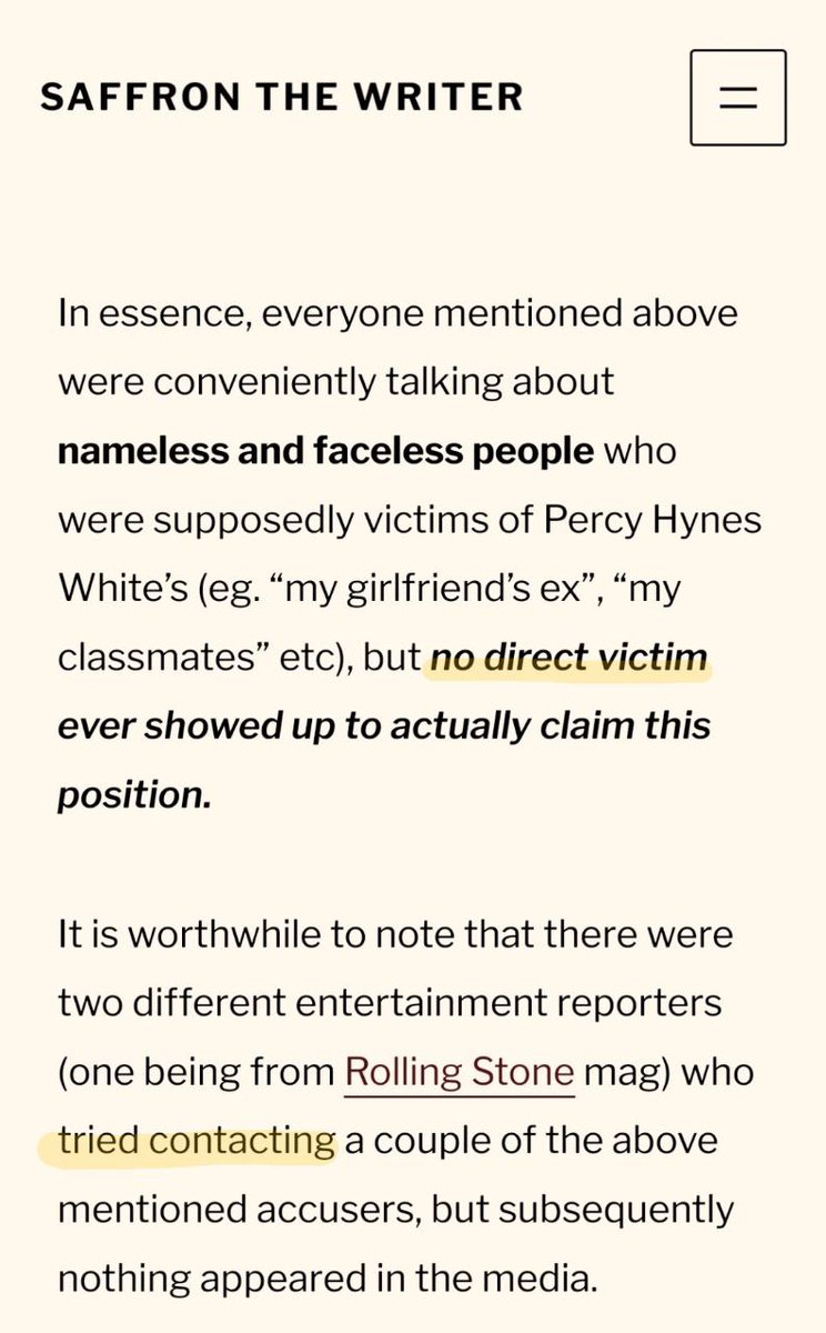 sinskinnner's tweet photo. Why can’t we believe these accusers? 
We encourage any1 who has been a victim of any kind of ab*se to file an official report &amp; contact a therapist. These girls slandered #PercyHynesWhite, bragged on their socmed about it,lied about age gap and fabricated a FALSE victim(Jane).1/2 https://t.co/eSFDh1EueP