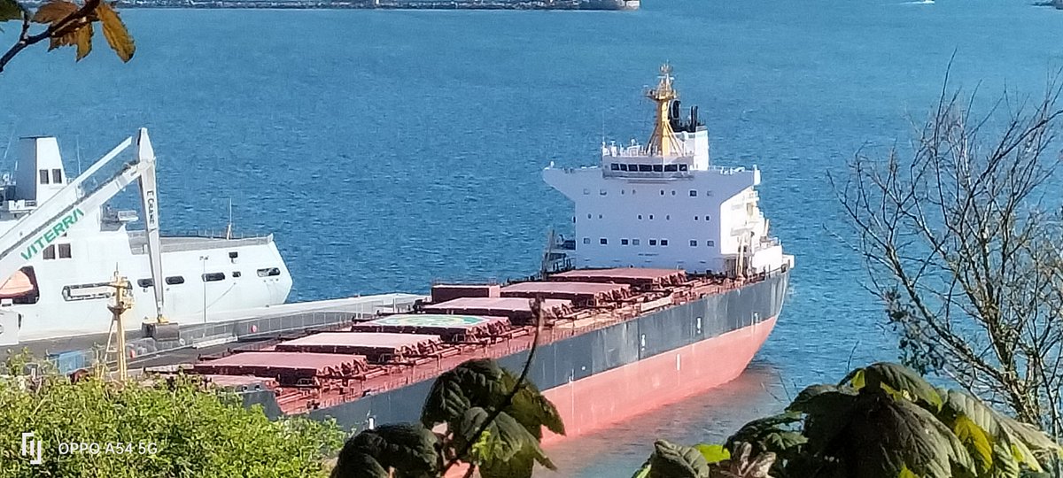 Boycott portland port 🇬🇷 John m Carras 🇬🇷 in #Portland on 18/4/24. A Bulk Carrier. #Weymouth #Dorset #BulkCarrier #Greece #Shipsphotography #Shipping #Ships #Shipslnpics #Shipspotting #Johnmcarras #Photography #CarrasHellas