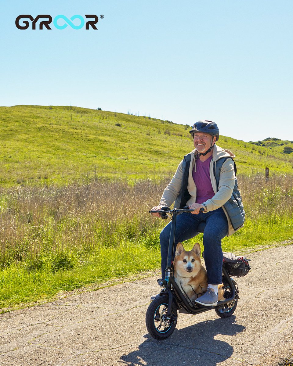 🐶The first scooter for walking pets, showing you how this electric scooter can improve owners' lifestyle with their pets.🛴
.
For more>> bit.ly/Gyroor-C1S-esc…
.
.
.
#gyroor #gyroorC1S #petscooter #walkingpets #petslover #petcare #NewArrival #NewArrivals2024 #escooter