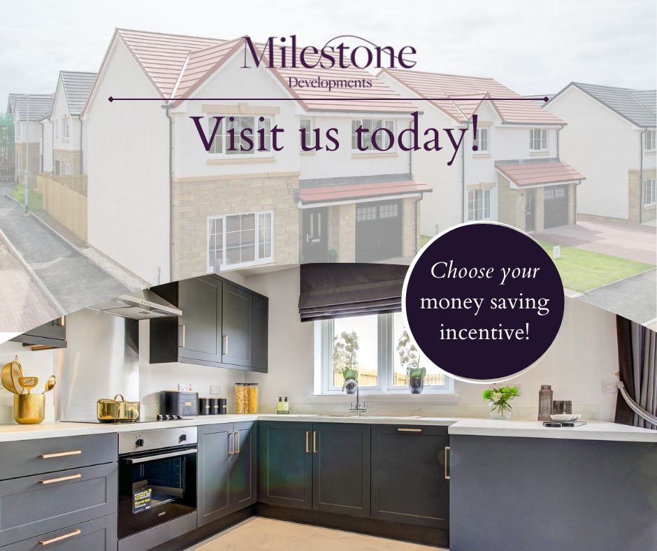 ☁️Stop dreaming, start moving! 💪🏠 ⁠
⁠
Ourmoney-saving incentives will turn your dream home into a reality. From jaw-dropping deposit top-ups to luxurious designer flooring, we've got you covered! ⁠

📍KA19 7BN 
⁠
#milestonedevelopments #movingday #moving #newhomes