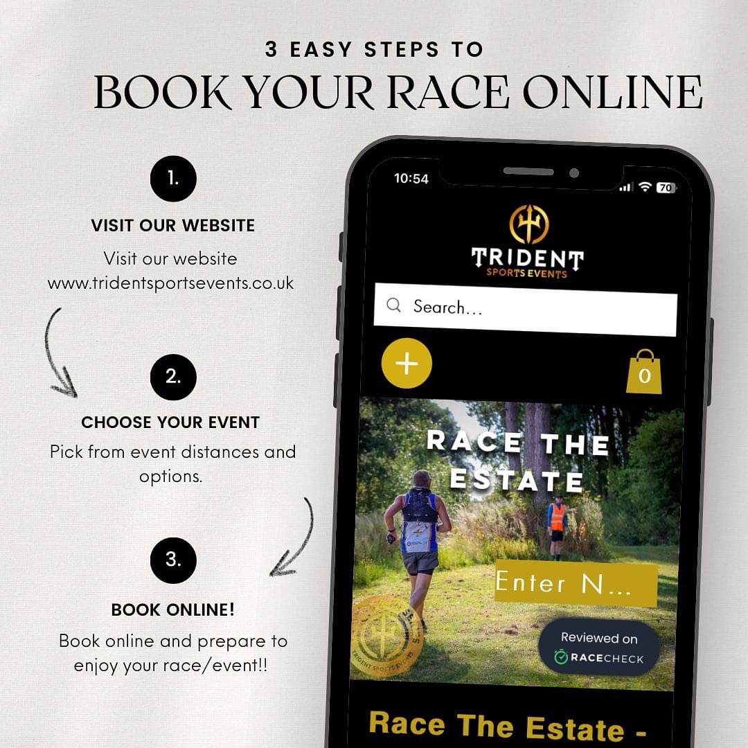 Join the excitement of Race the Estate with Trident Sports Events- Entries are coming in rapidly, so secure your spot before it's too late!
tridentsportsevents.co.uk
#revesbyestate #challengeyourself