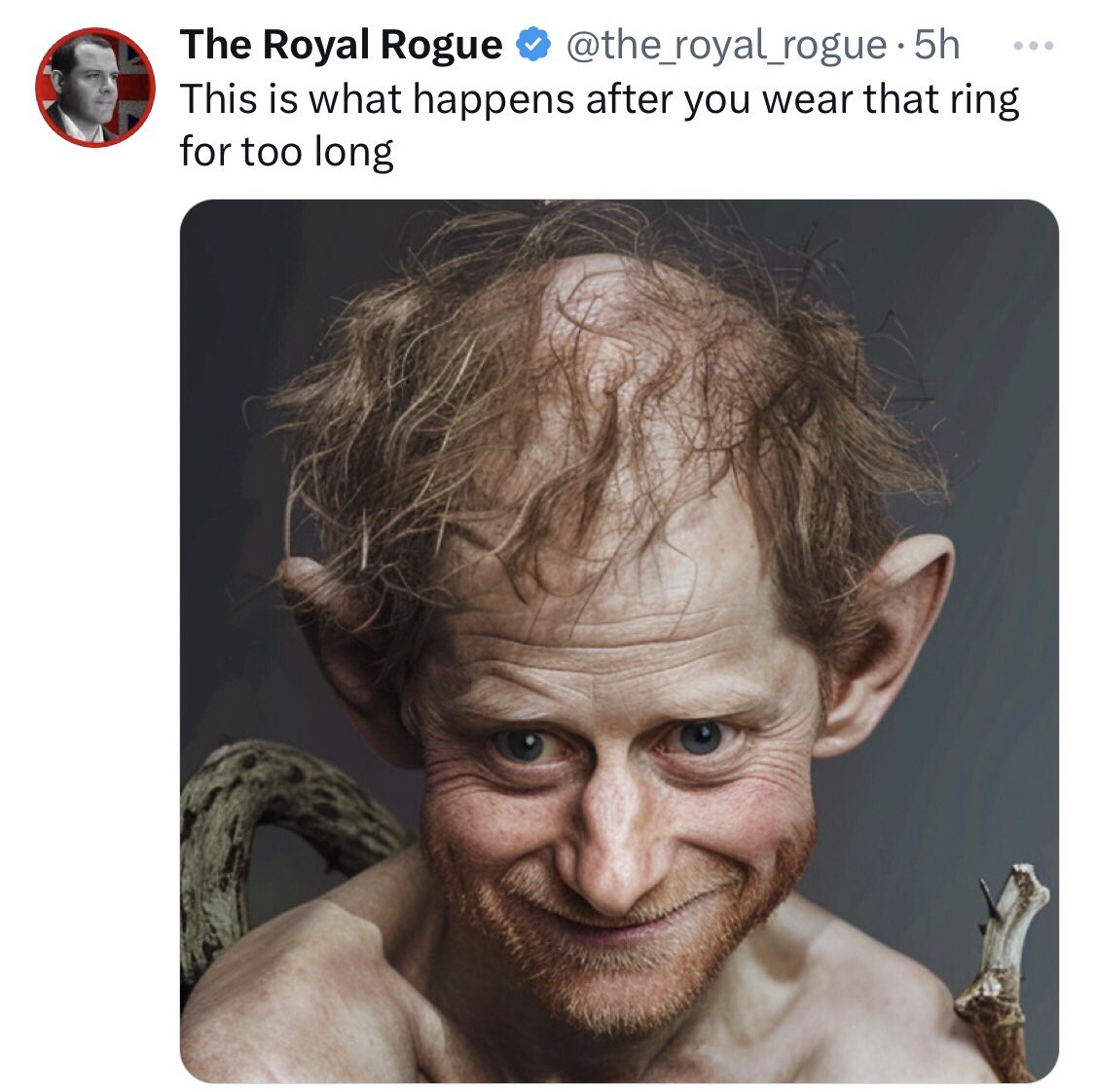 @MsAnn773 😂😂😂 someone is butt hurt. Have you seen the irrelevant testicle head recently. William will be king #HarryAndMeghanAreFinished #HarryandMeghanAreAJoke #HarryAndMeghanAreGrifters #HarryandMeghanarehypocrites #HarryAndMeghanAreLiars