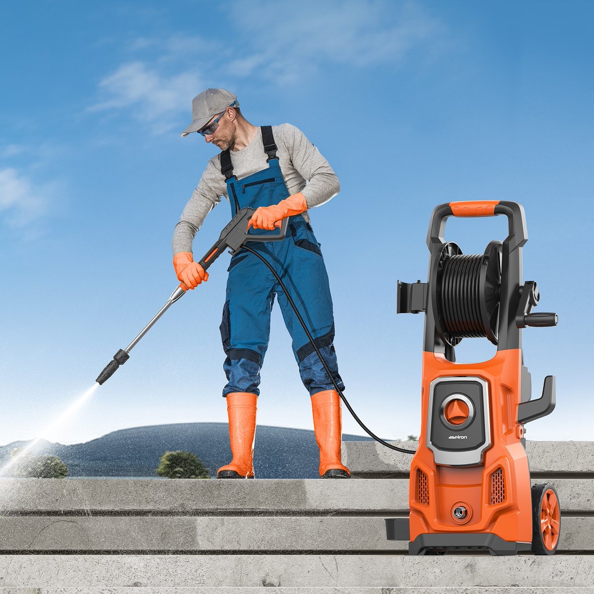 Aspiron_co's tweet photo. Unleash the Power of Clean📣New Launch Alert

With an impressive 3500 PSI pressure, and a foam cannon, our newest pressure washer effortlessly tackles dirt and grime on your floors, cars, fences, and more!💙

Shop Now🛒https://t.co/hHZzI8oyTD

#Aspiron
#Clean #Pressurewasher https://t.co/14ilJMI5ru