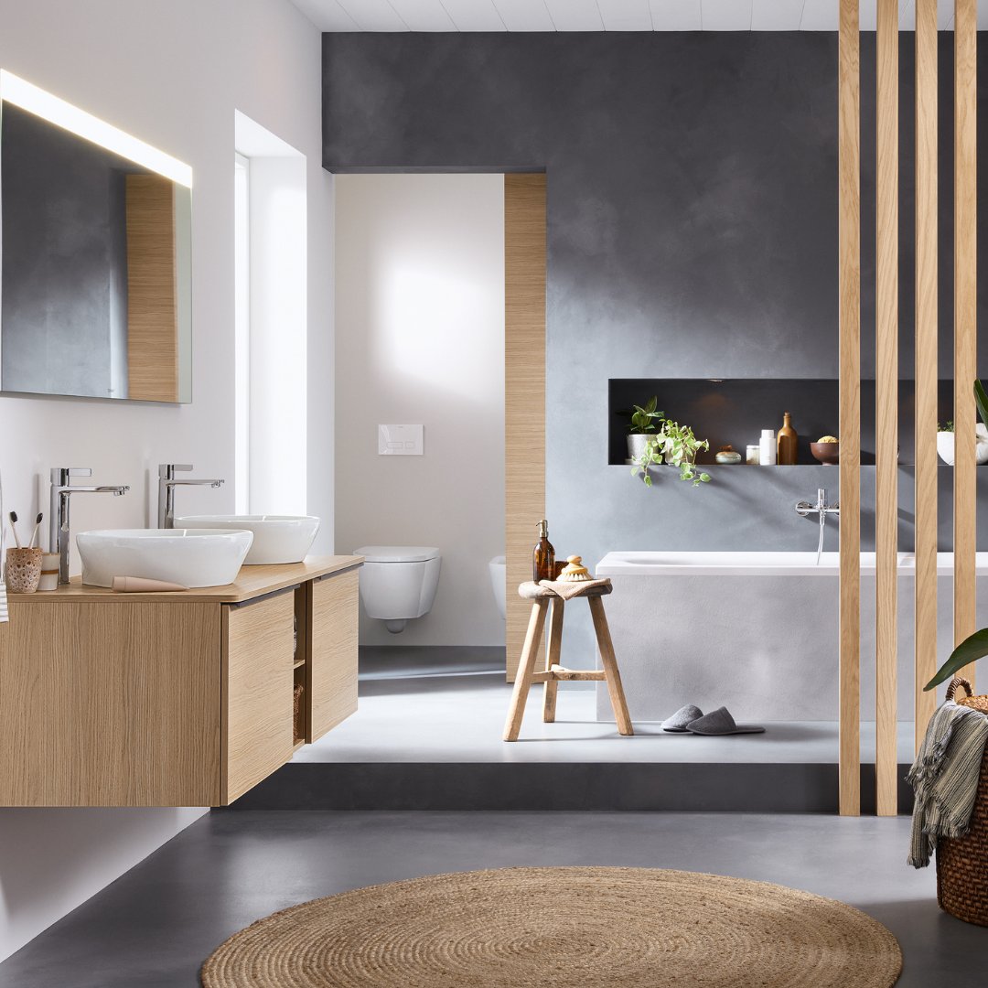 TubsTiles's tweet photo. The Duravit AG D-Neo Vanity unit range are STUNNING!
D-Neo is a bathroom revolution with refined style and the exceptional quality you would expect from the Duravit brand.
Ask our knowledgeable team about the D-neo range in your nearest Tubs &amp; Tiles showroom or browse online - https://t.co/BeUI8adMCw
