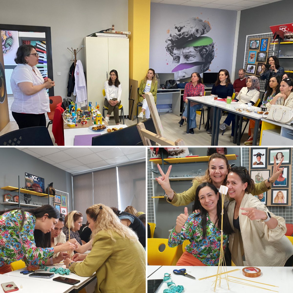 #profdrazizsancarbilsem öğretmenleri için tasarladığımız eğitim programını uygulamaya başladık. İlk hafta, #biltemm Merkezi Müdürü Doç. Dr. Göknur Kaplan, eğitimde güncel uygulamalar hakkında bilgi verdi.

Değerli öğretmenlerimize katılımları için teşekkür ederiz!