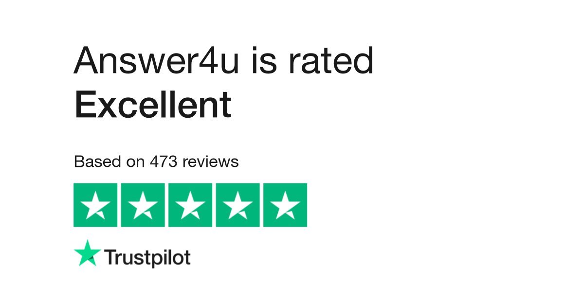 Answer4u has been recognised as the UK's best Telephone Answering Service on Trustpilot. To see our 5-star ratings on Trustpilot, please visit hubs.la/Q02thxV40 then learn more about how we can help your business by visiting: hubs.la/Q02thwXy0