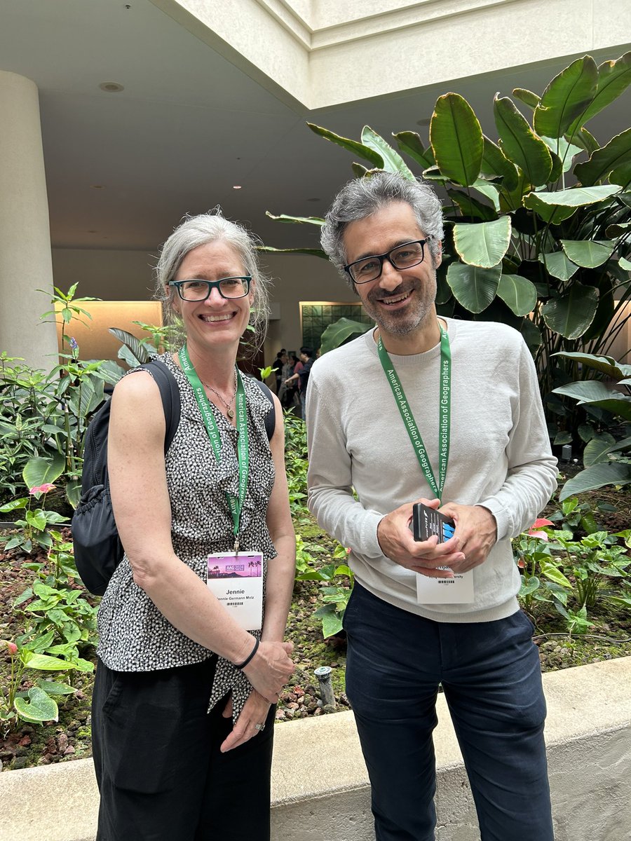 At today’s inaugural Alan Lew Special Lecture at the 2024 Annual Meeting in Honolulu @theAAG we were privileged to have Alan and his wife Mable join us.