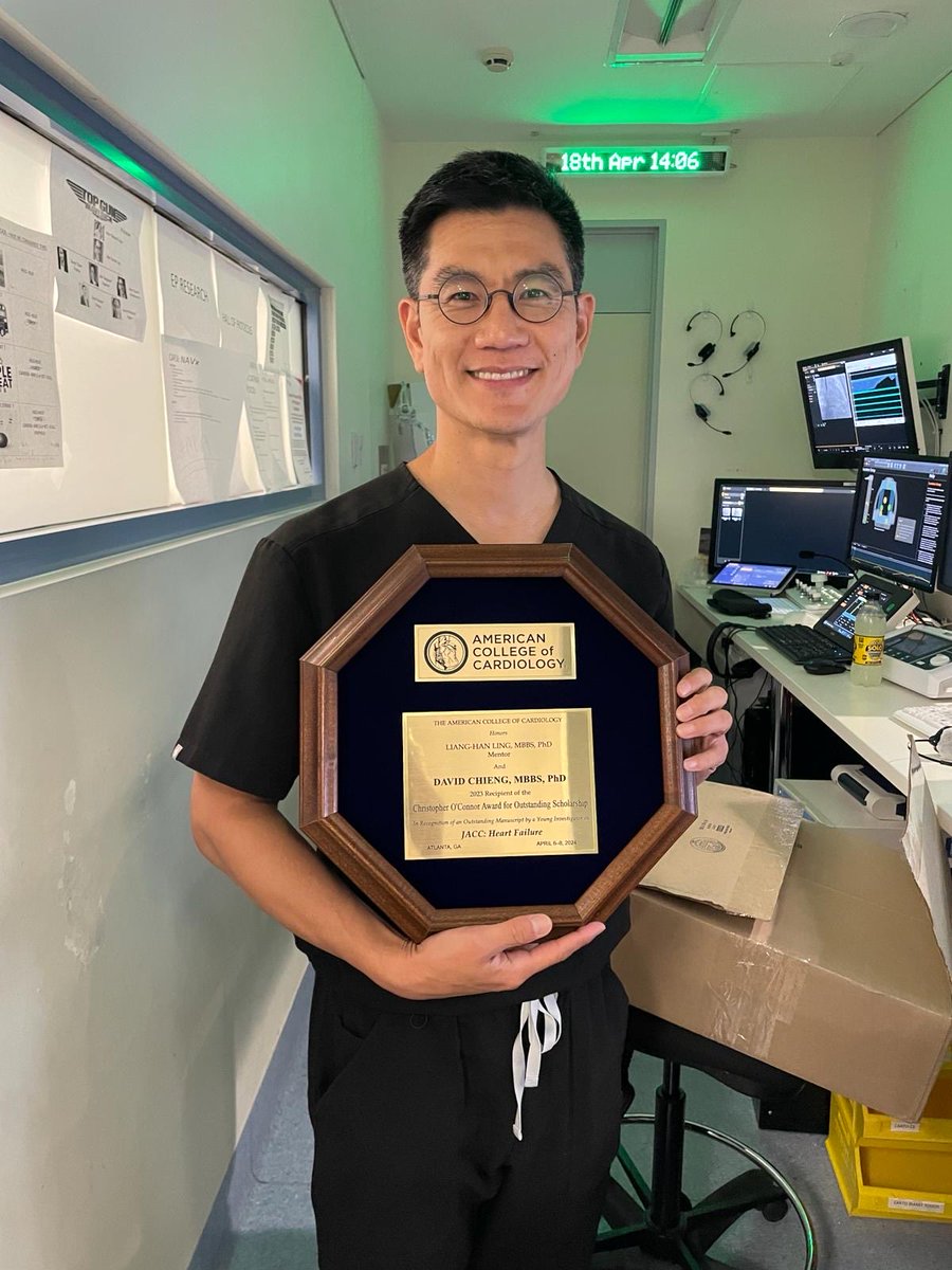 peterkistler MBBS PhD FHRS (@peterkistler3) on Twitter photo Congratulations @drhanling & <a href="/davidchieng/">David Chieng</a> for <a href="/JACCJournals/">JACC Journals</a> award for outstanding manuscript in JACC HF <a href="/AlfHeartCentre/">Heart Centre at the Alfred</a> <a href="/AlfredHealth/">The Alfred</a> Congratulations @drhanling & <a href="/davidchieng/">David Chieng</a> for <a href="/JACCJournals/">JACC Journals</a> award for outstanding manuscript in JACC HF <a href="/AlfHeartCentre/">Heart Centre at the Alfred</a> <a href="/AlfredHealth/">The Alfred</a>