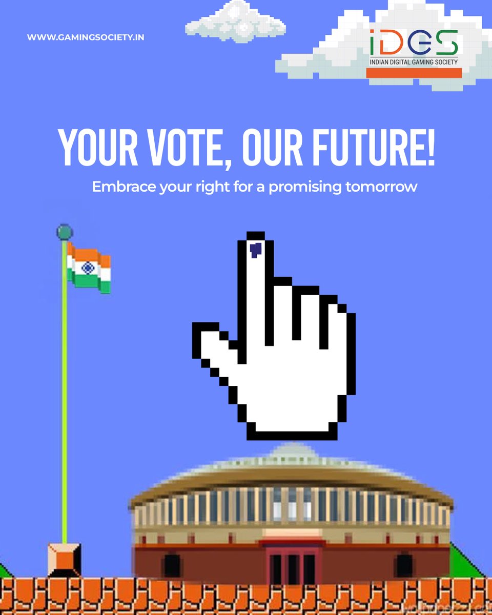 Every vote counts! Your participation in the Lok Sabha Elections shapes our collective future. 

Exercise your right and pave the way for a promising tomorrow.

@Idgs_2023 
@followcii  

#IDGS #IGS2024 #Everyvotecounts #LokSabhaElections #Future