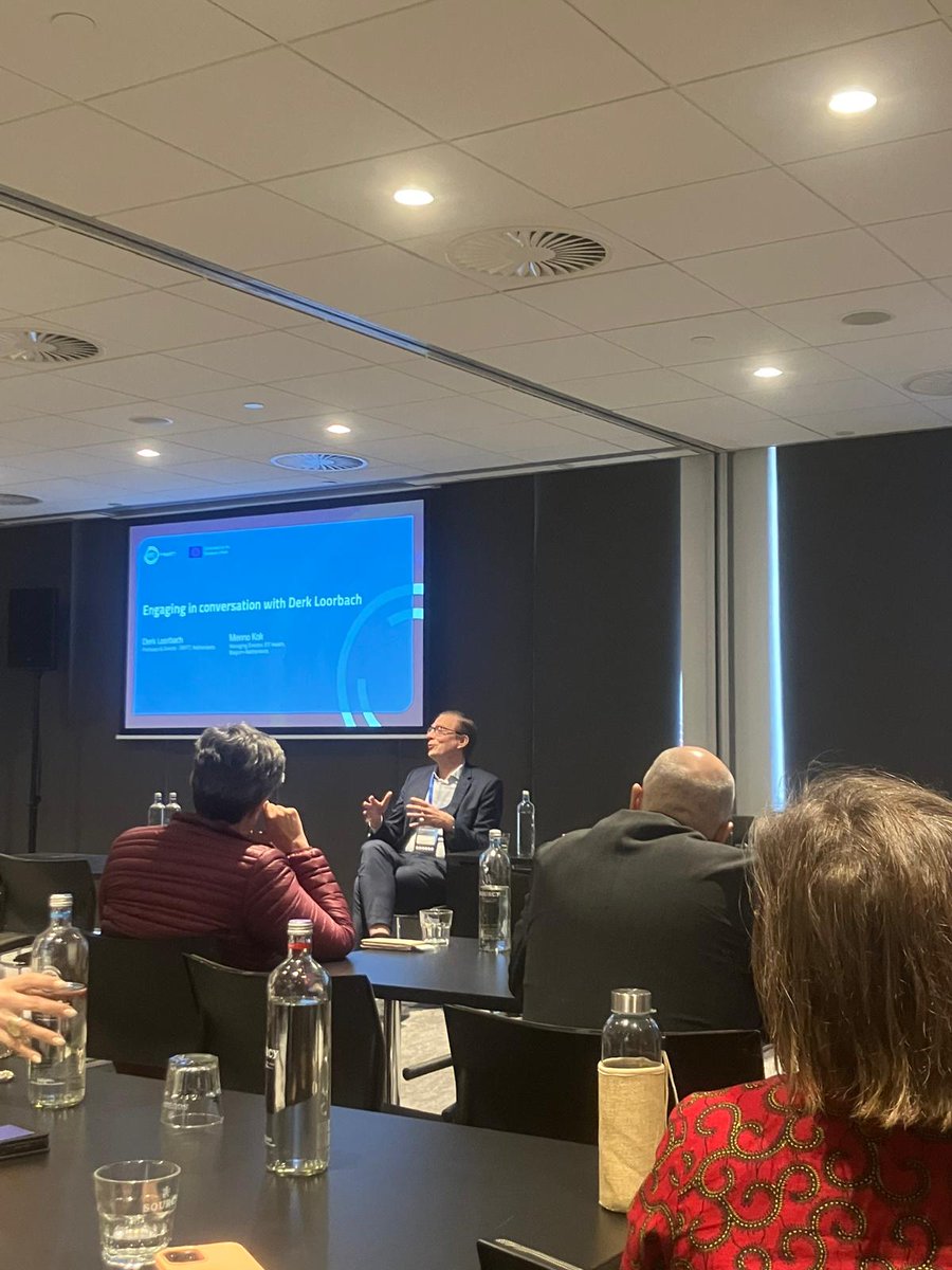 #EITHealthSummit Engaging in conversation with Derk Loorbach @drk75, Professor-Director @drifteur, expert in change management:
'What we're trying to do is to engage customers in exploring the future of healthcare and then identifying citizens that are already taking initiatives'