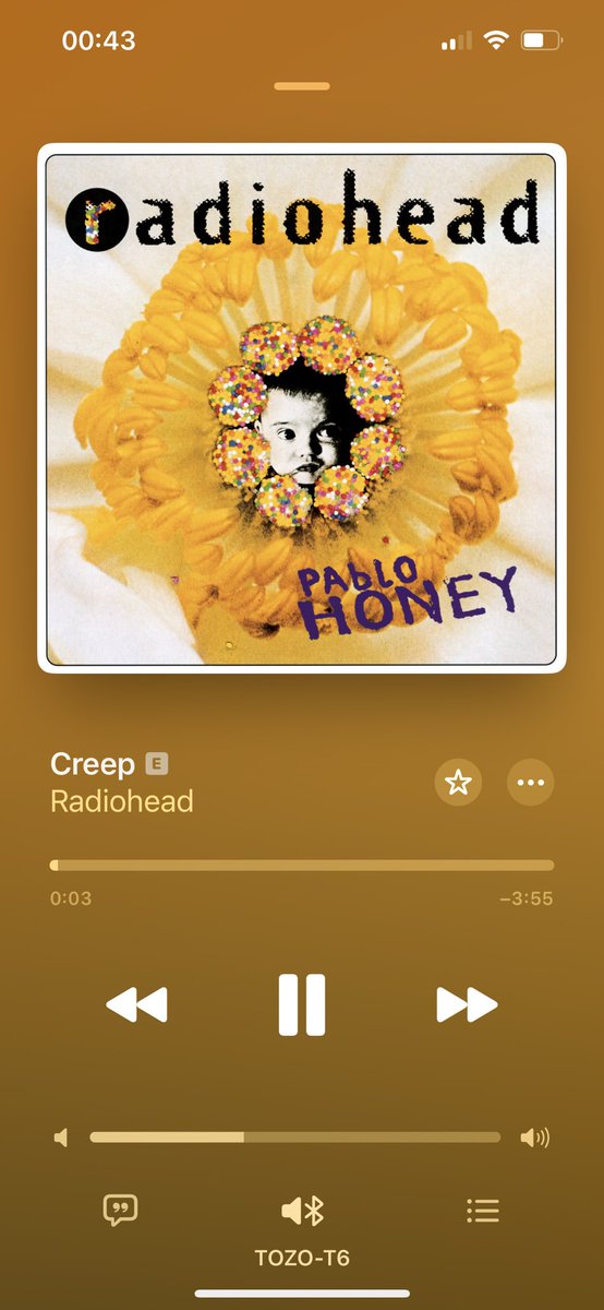 Review 179 arrives and is a request from @Barry300668 as we have our 2nd Radiohead review this is their debut Pablo Honey, thanks id u read albumsin200words.co.uk/post/179-radio…