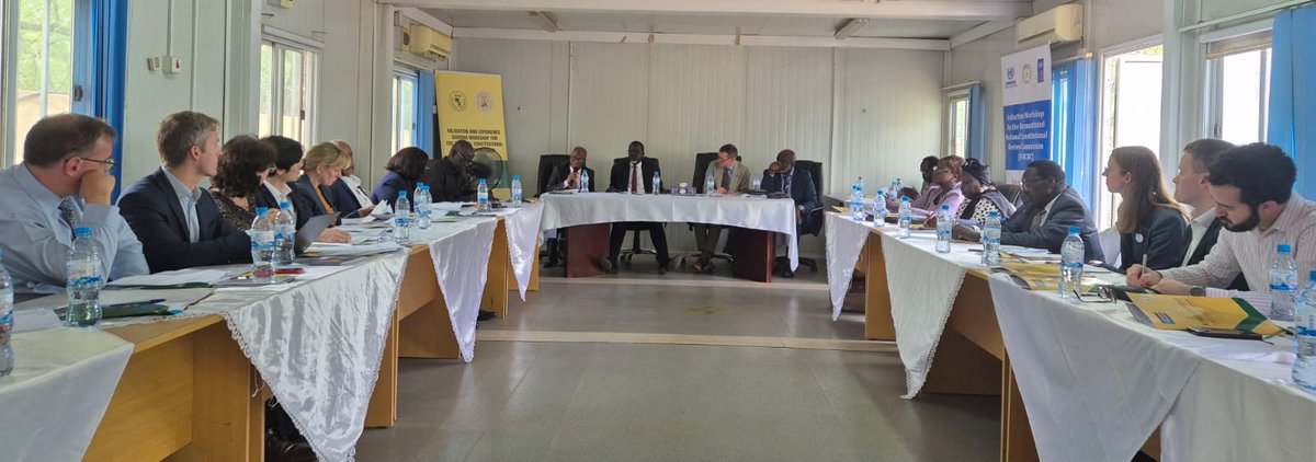 UN_SouthSudan's tweet image. Peacebuilding Fund’s partners visited the National Constitution Review Commission (NCRC) and discussed @UNDPSouthSudan and @UNWomenSouthSudan support to a people driven gender responsive constitution making process. #SDG #InvestInPeace.
