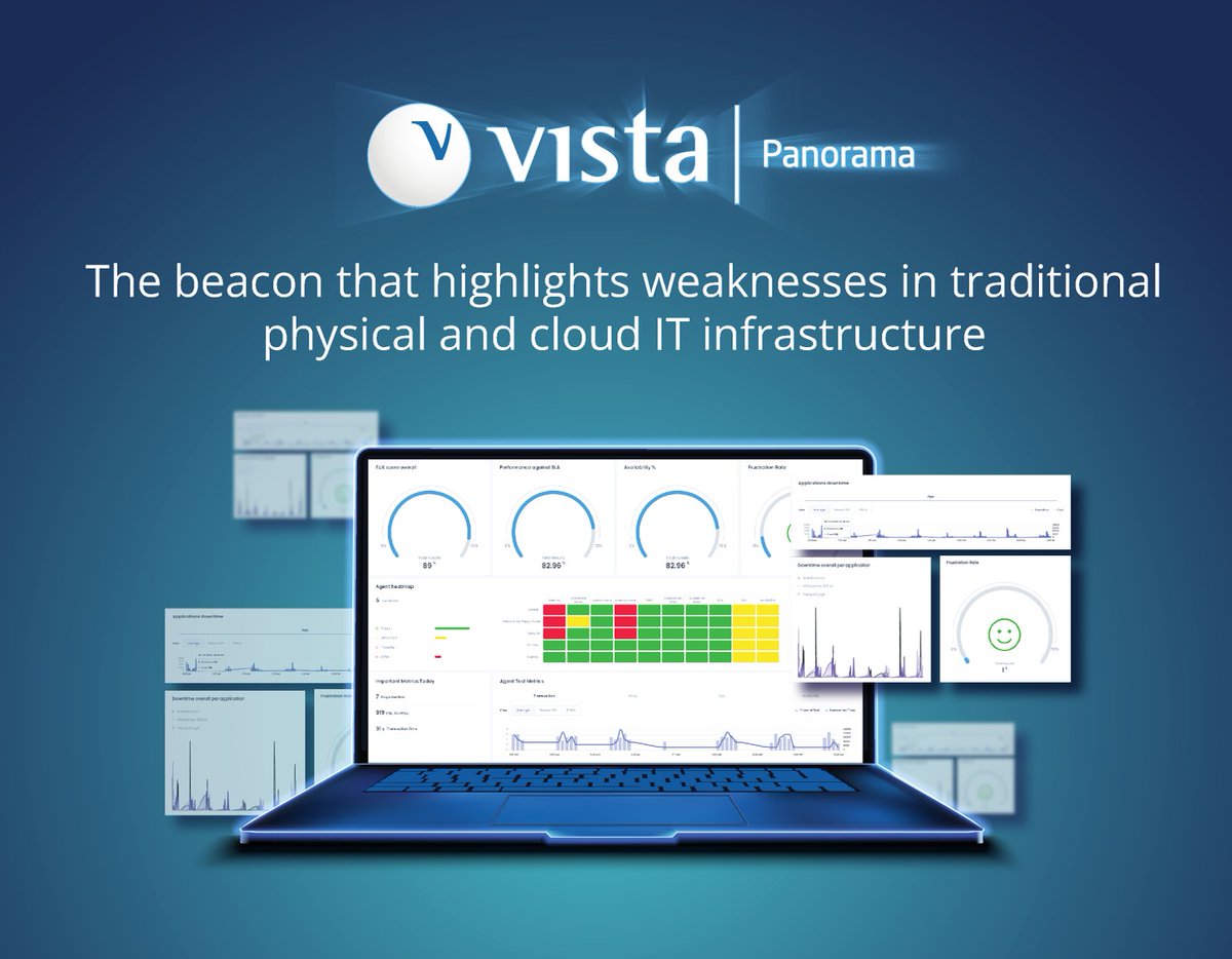 Vista's launching Panorama next week at #RTS2024. Book your place today to find out how Panorama can provide IT execs with a holistic overview that highlights weaknesses in traditional physical, networks & cloud IT infrastructure - bit.ly/3UqaxHq
#itmanagedservices