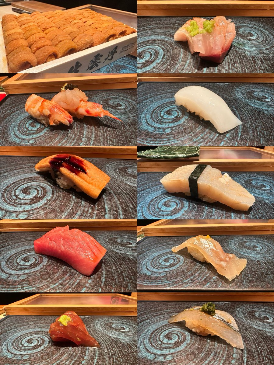 ちむちむと一緒に 熟成寿司 和心さんに行ってきたよ☺️🤍 どれも美味しくて幸せだったあ〜っ！🍣✨ ステポ頑張れそう🤭🩵🩵