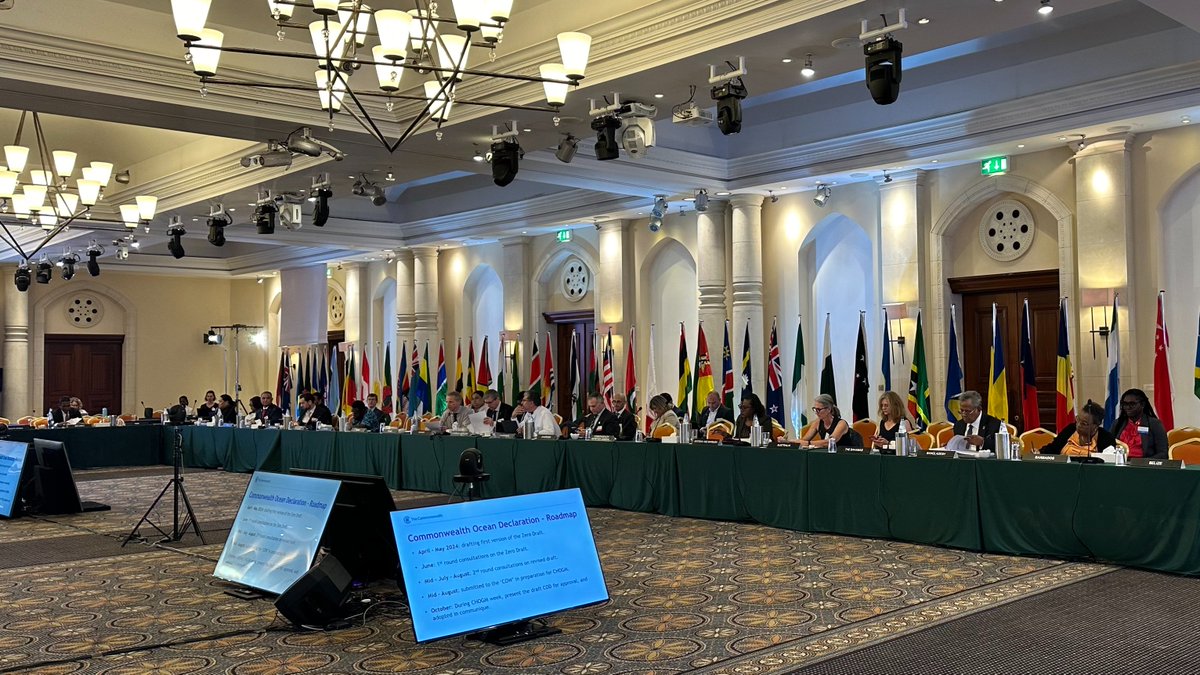 Senior Officials prepare for discussions ahead of the historic first #Commonwealth Ocean Ministers Meeting tomorrow in the Republic of #Cyprus. Learn more 👉: bit.ly/3PuzApU #COMM | #BlueCharter