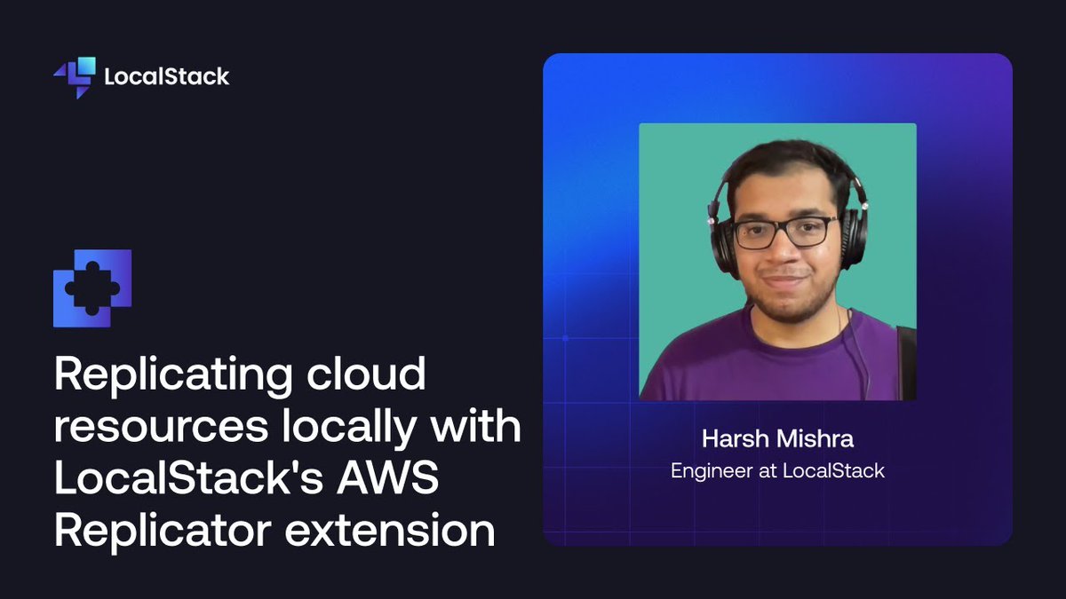 With LocalStack's AWS Replicator extension, you can replicate AWS resources right on your local machine! It forwards requests from LocalStack to AWS, and create scenarios with a mix of local & remote resources. Check out our video to learn more 👇 🔗 youtu.be/wSFN3oJbYrk