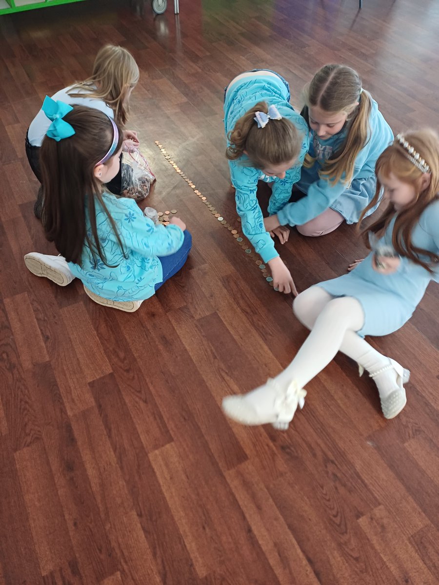 gwaunyear3's tweet photo. Year 3 had great fun making their coin trails today to collect money for Autism Awareness Day. Yr 3 managed to make a total length of 29m 70cm. Gwaith da pawb!@GwaunfarrenSch @gwaunyear3 @GwaunfarrenSch https://t.co/lCpoldOgGd