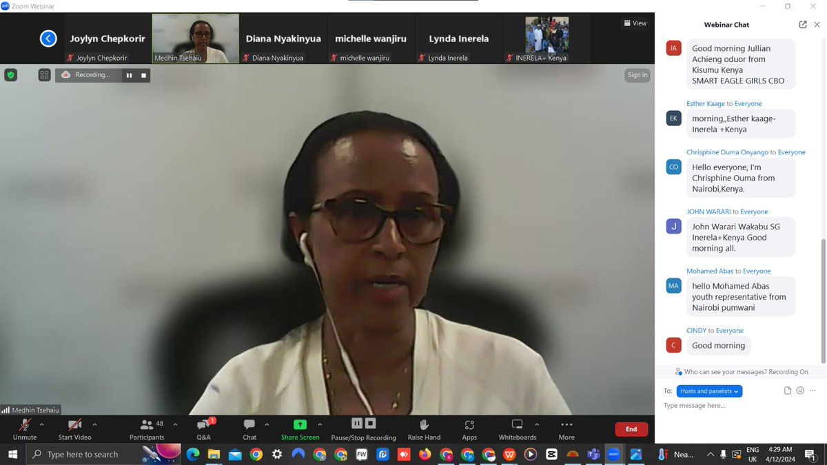 'Comprehensive knowledge on HIV prevention among young people is at 55%. It calls on all of us to do more, to provide the knowledge and the skill, to our young people on how to prevent HIV infection.' - Medhin Tsehaiu, Country Director, #UNAIDS @Medhin_Tsehaiu
