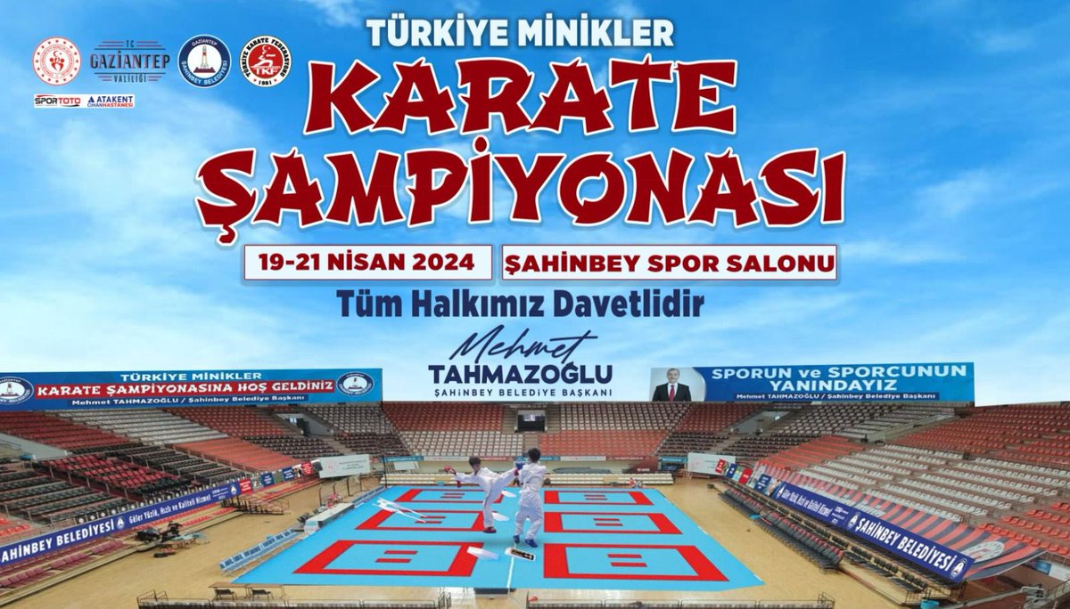 Şahinbey’de bir ilk daha!

Türkiye Minikler Karate Şampiyonası’nda 81 ilden katılacak sporcuların kıyasıya mücadelesini trübünlerden birlikte izleyeceğiz.

Tüm vatandaşlarımız davetlidir.

🕖17.00(Açılış saati)
🗓️19-21 Nisan 2024
📍#Şahinbey Spor Salonu

#Gaziantep