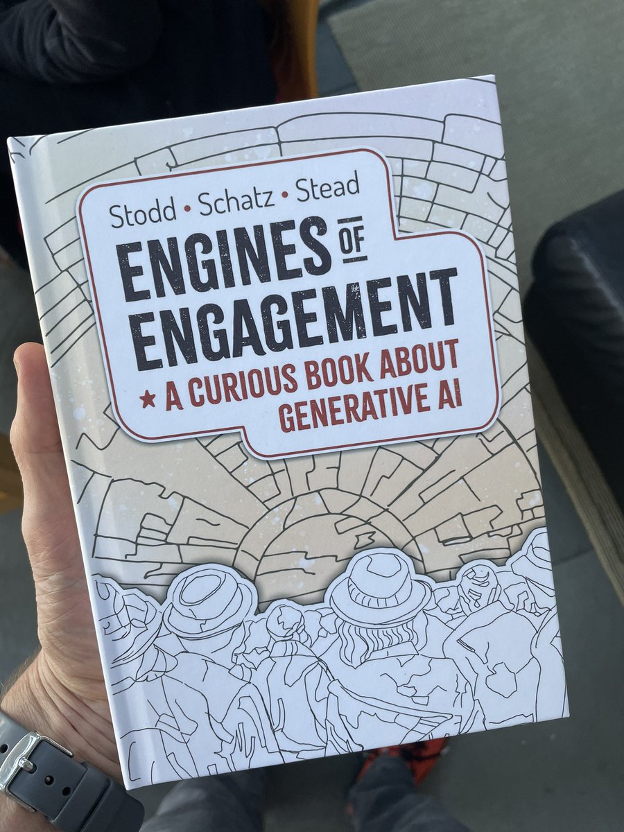 Get your hands on the book that someone on the internet called “the best book I’ve read on generative AI … a great blend of technical explanation and art.” seasaltlearning.com/engines-of-eng…  (free digital download, or buy the delightful IRL copy) #LT24UK