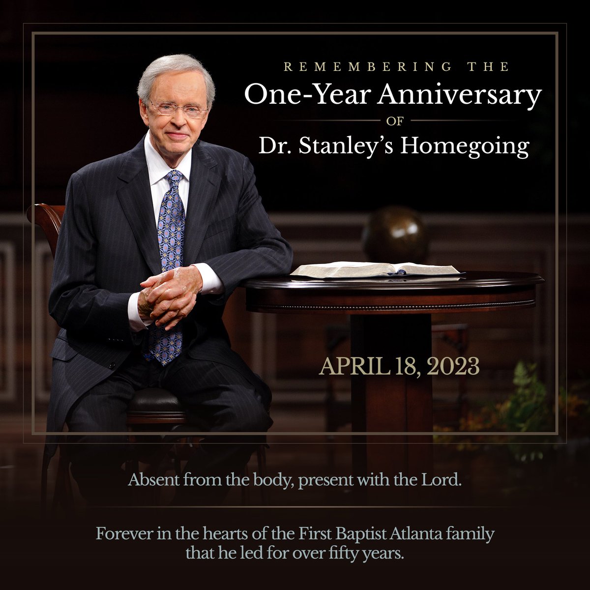 FirstBaptistATL's tweet photo. Remembering the One-Year Anniversary of Dr. Stanley’s Homegoing https://t.co/pXVA2XO4j3