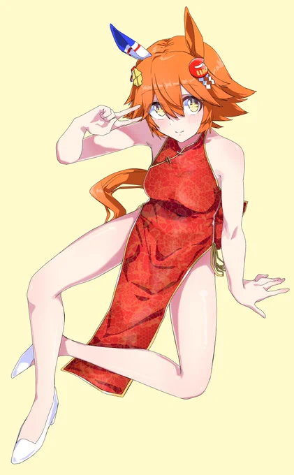 チャイナドレスフクちゃん #ウマ娘 