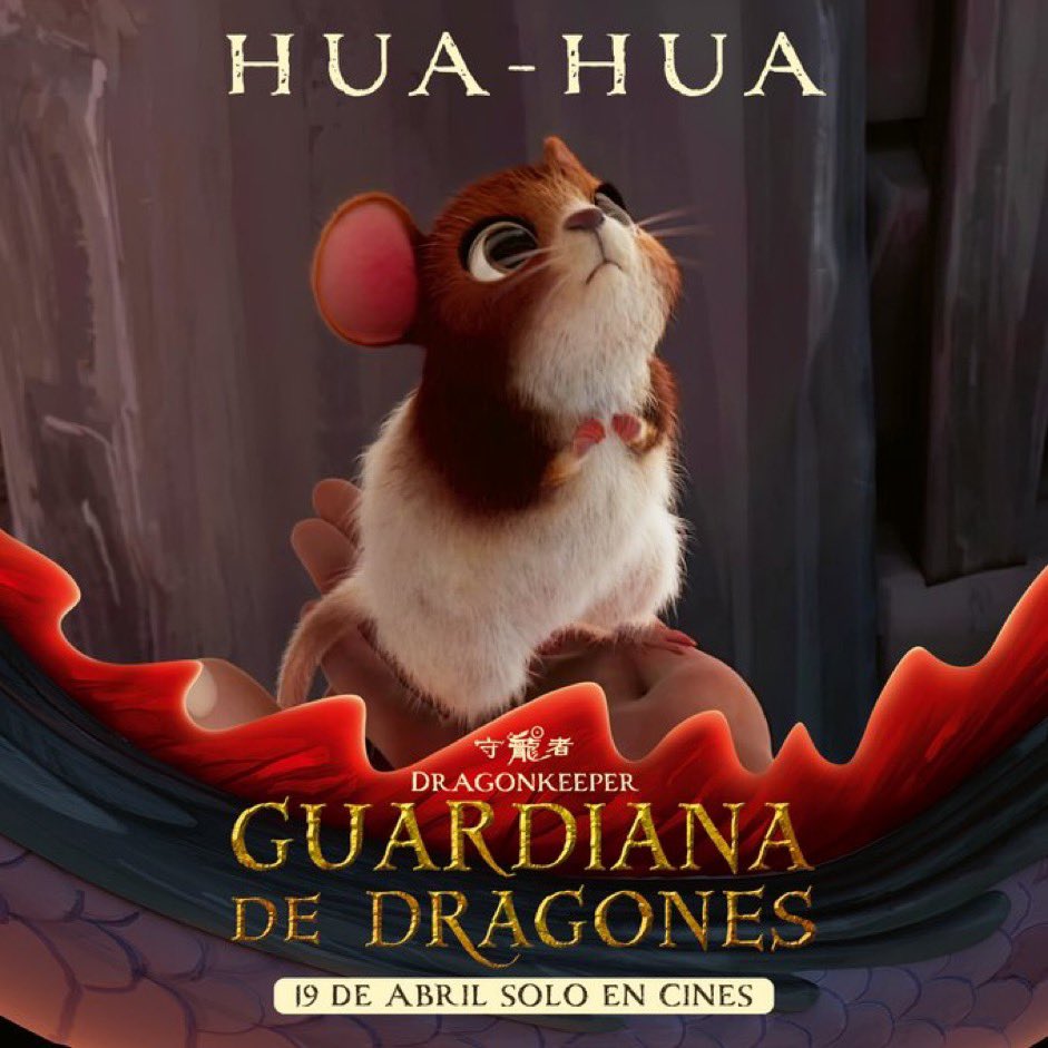 ESTRENO! Llega a los cines #Dragonkeeper, la película de animación que inauguró el pasado <a href="/festivalmalaga/">Festival de Málaga</a>. Está dirigida por <a href="/Salva_Simo_B/">Salvador Simo Busom</a> y en ella han trabajado dos grandes profesionales granadinos: <a href="/cortarporlosano/">José Manuel Jiménez</a> (montaje) y <a href="/castro_elysa/">Elysa Castro</a> (arte). Tienes que ir a verla! 🎬💚