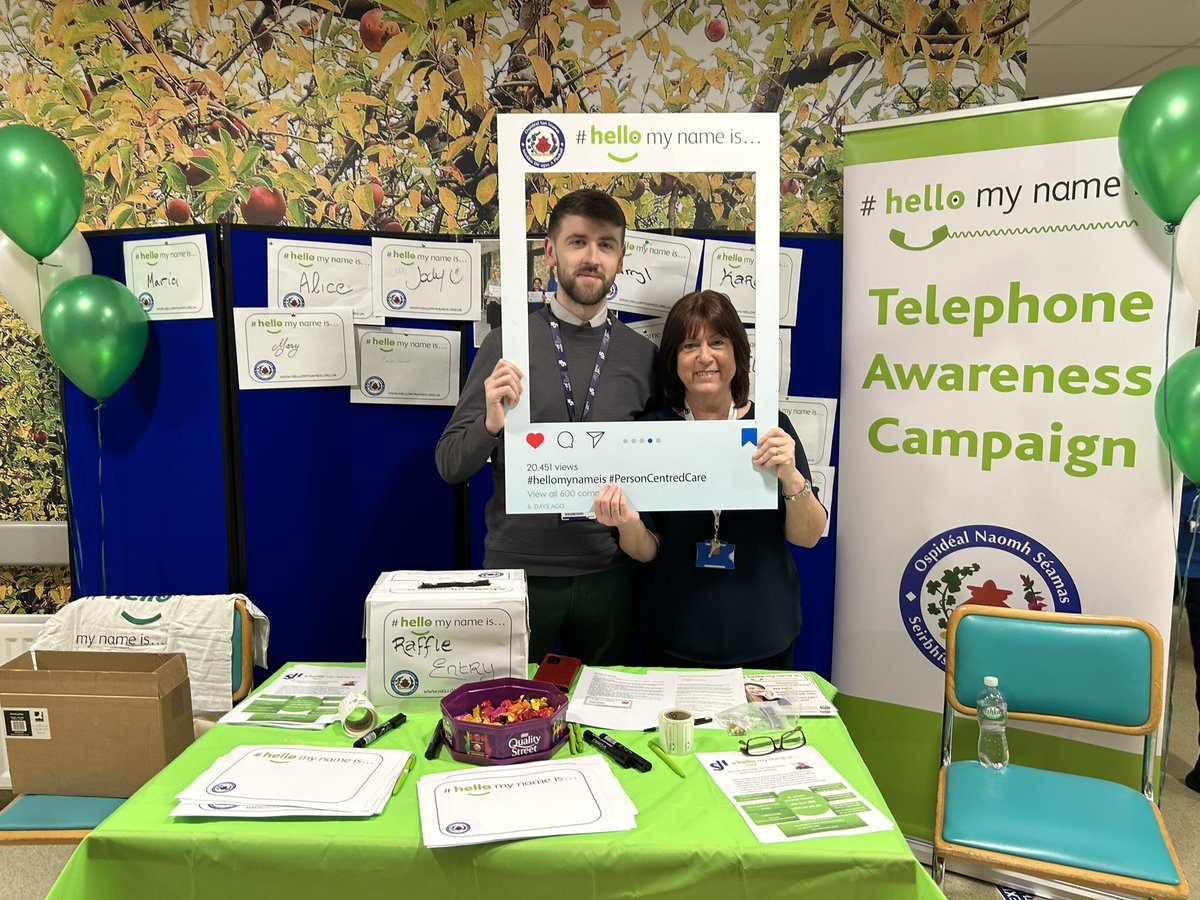 Alice R Waugh (@alicephysio) on Twitter photo Great to be re- launching the #hellomynameis campaign in <a href="/stjamesdublin/">St James's Hospital</a> ! Come and add your commitment to introduce yourself to patients, family members and colleagues! Great to be re- launching the #hellomynameis campaign in <a href="/stjamesdublin/">St James's Hospital</a> ! Come and add your commitment to introduce yourself to patients, family members and colleagues!