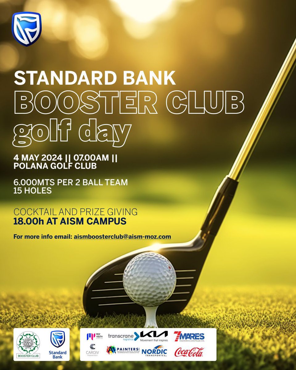 AISM Booster Club Hosts Annual Golf Day Fundraiser #Mozambique #Mocambique #Golf #Fundraiser clubofmozambique.com/event/aism-boo…