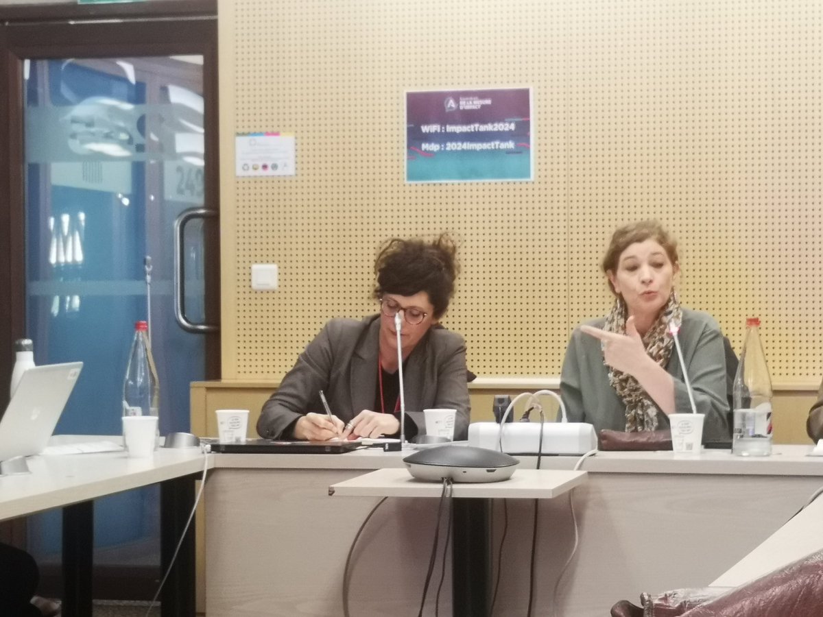 📊Évaluation d'#impact au #SMI2024 :

Virginie Manina-Morscheidt, Chargée de mission #ESS à la Ville et Eurométropole de Strasbourg aborde l'enjeu de créer des conditions favorables pour tous les porteurs de projets : budget, temps et compétences pour y parvenir