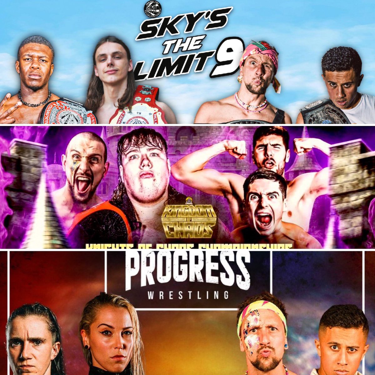 ChuckMambo's tweet image. We got a real weekends weekend coming up!

Champs tangling with champs @KamikazeProUK 

Reppin the world famous #KroosDojo @chaos_wrestling 

And a match we’ve wanted for a LONG time @ThisIs_Progress BACK IN SUNSHINE MACHINE COUNTRY

HELL YEAH

#SUNSHINEMACHINERULES🌞🤖🤘