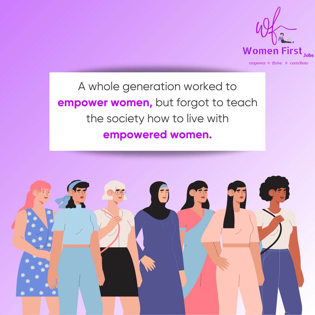 WomenFirst_Jobs's tweet photo. At @womenfirstjobs . We have witnessed the strides made in empowering women, yet recognize the vital need for societal transformation. 💪 
#womenfirstjobs #womenempowerment #empowerher #breakingbarriers #genderequality #uaejobs #inclusiveworkplace #careergrowth #womenempowerment https://t.co/Bk95EZM8ND