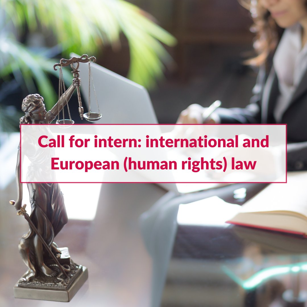 🚨🚨 We’re looking for an #intern in international and European #humanrights to assist in research and help with @NNHRResearch. 🔗 Apply by 29 April: asser.nl/about-the-asse…