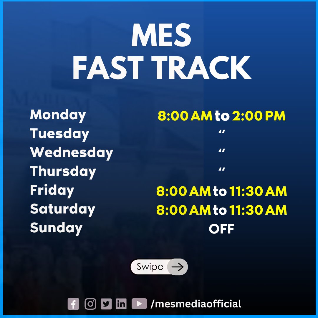 mesmediahouse's tweet photo. MES School Timing:
.
.
.
.
.
#messchool #mariumeducationsystem https://t.co/c880SehTq1